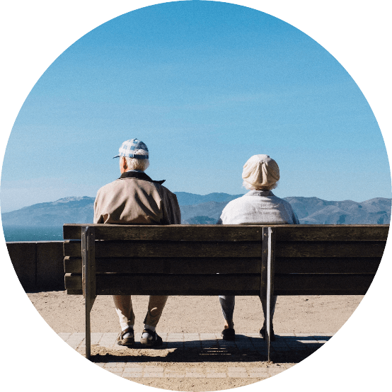 Elderly couple